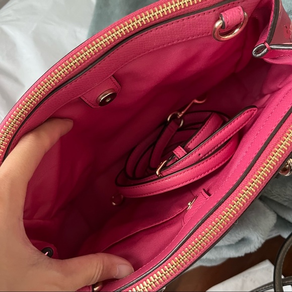 NWT MINI CHRISTIE CARRYALL IN SMALL WILDFLOWER PRINT COATED CANVAS (F37421) - Picture 3 of 8